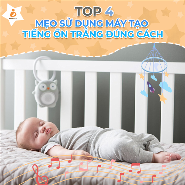  Top 4 mẹo sử dụng máy tạo tiếng ồn trắng đúng cách  