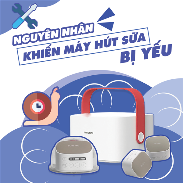 Nguyên nhân khiến máy hút sữa bị yếu?