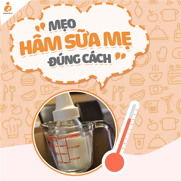 Mẹo hâm nóng sữa mẹ đúng cách