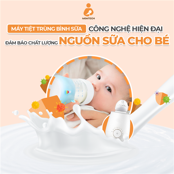 Máy tiệt trùng bình sữa - công nghệ hiện đại đảm bảo chất lượng nguồn sữa cho bé