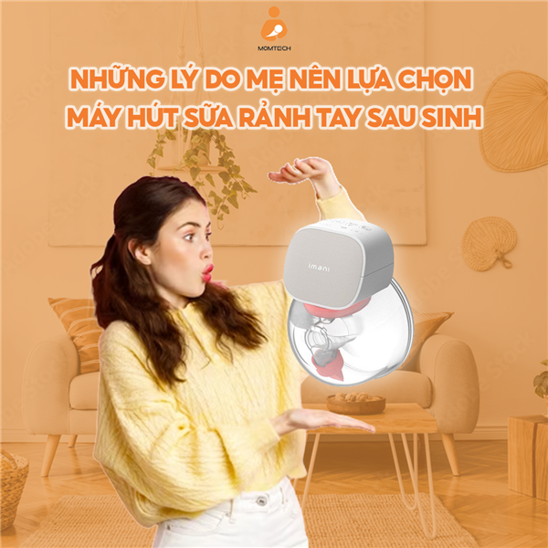 Những lý do mẹ nên lựa chọn máy hút sữa rảnh tay