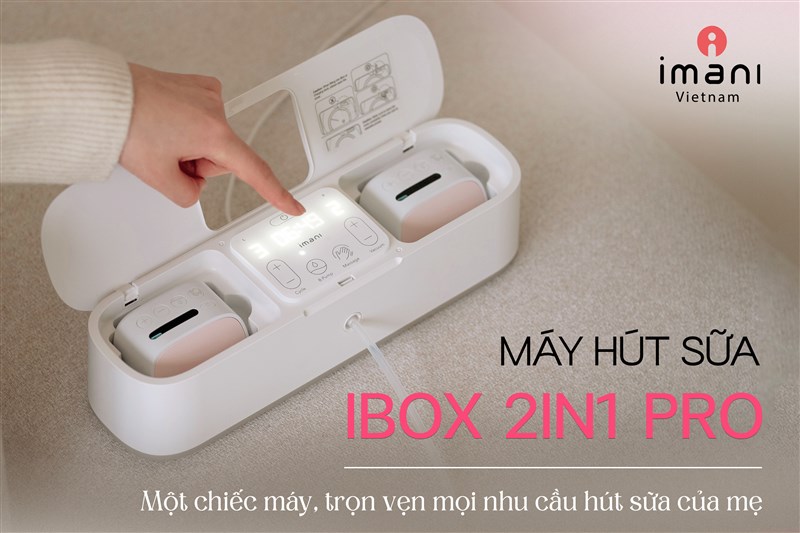 iBox 2in1 Pro – Một chiếc máy, trọn vẹn mọi nhu cầu hút sữa của mẹ