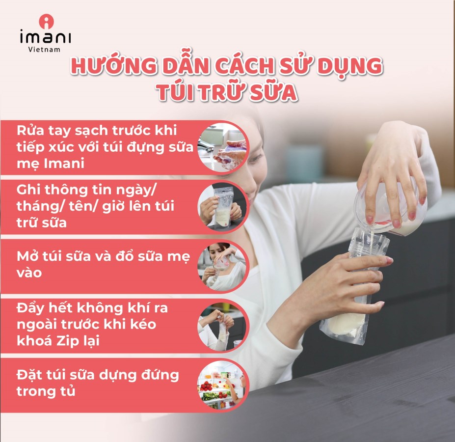 Túi trữ sữa mẹ IMANI