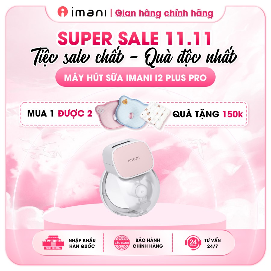 Máy Hút Sữa RẢNH TAY THẾ HỆ MỚI Imani i2 Plus Pro