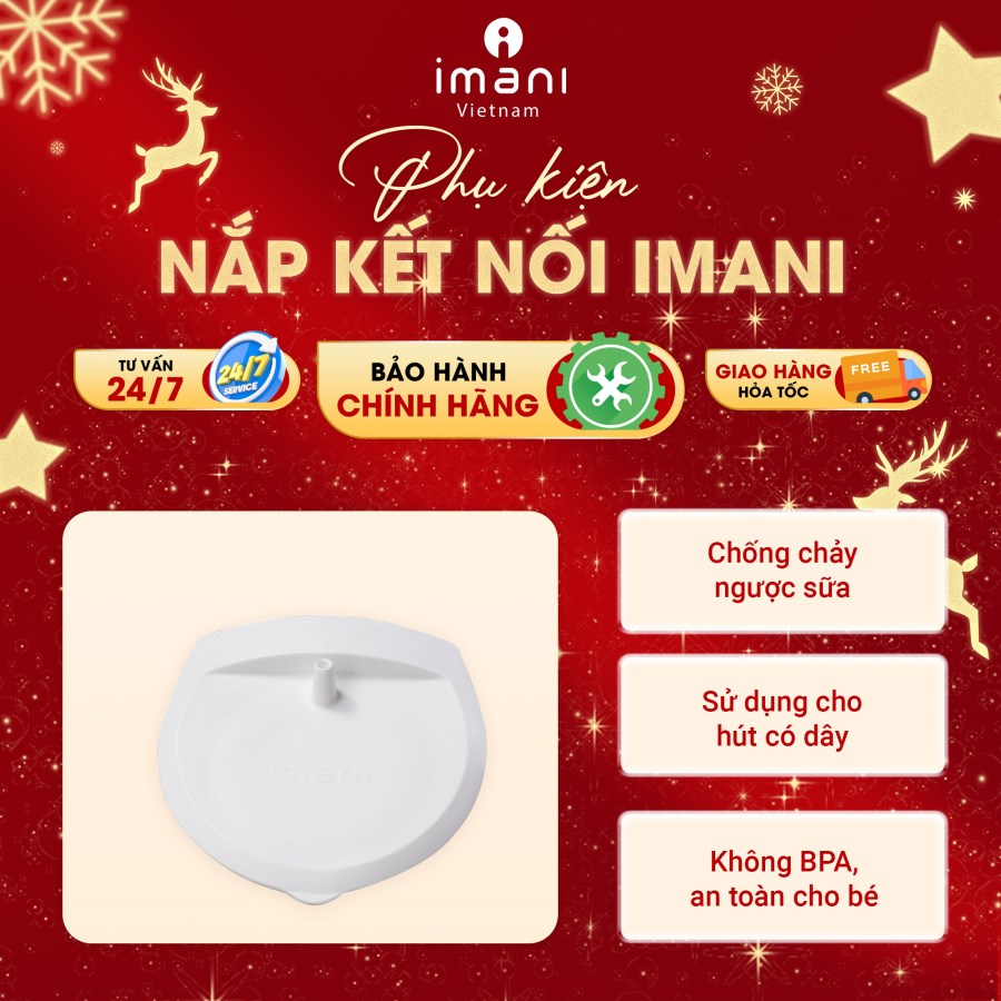 Nắp kết nối - Dây hơi máy hút sữa IMANI