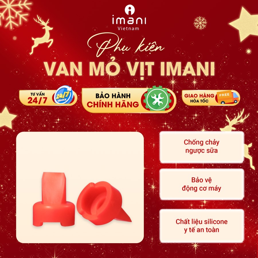 Van mỏ vịt máy hút sữa IMANI