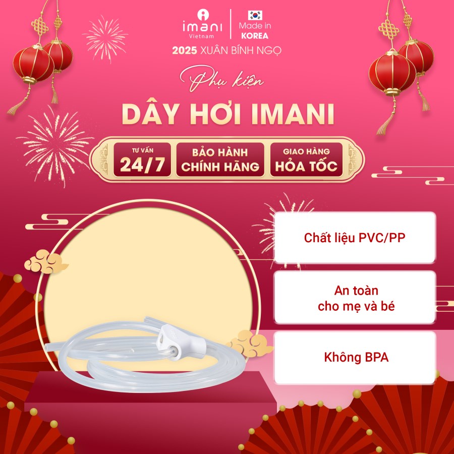 Dây hơi máy cho máy hút sữa IMANI