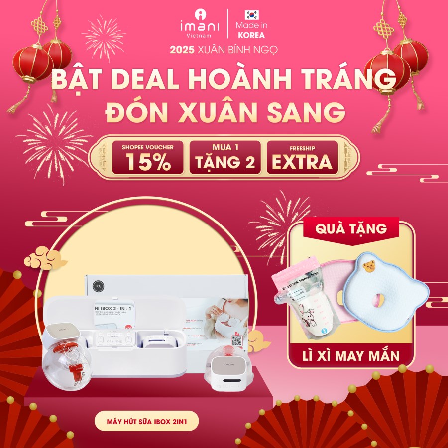 Máy hút sữa IMANI IBOX 2-in-1
