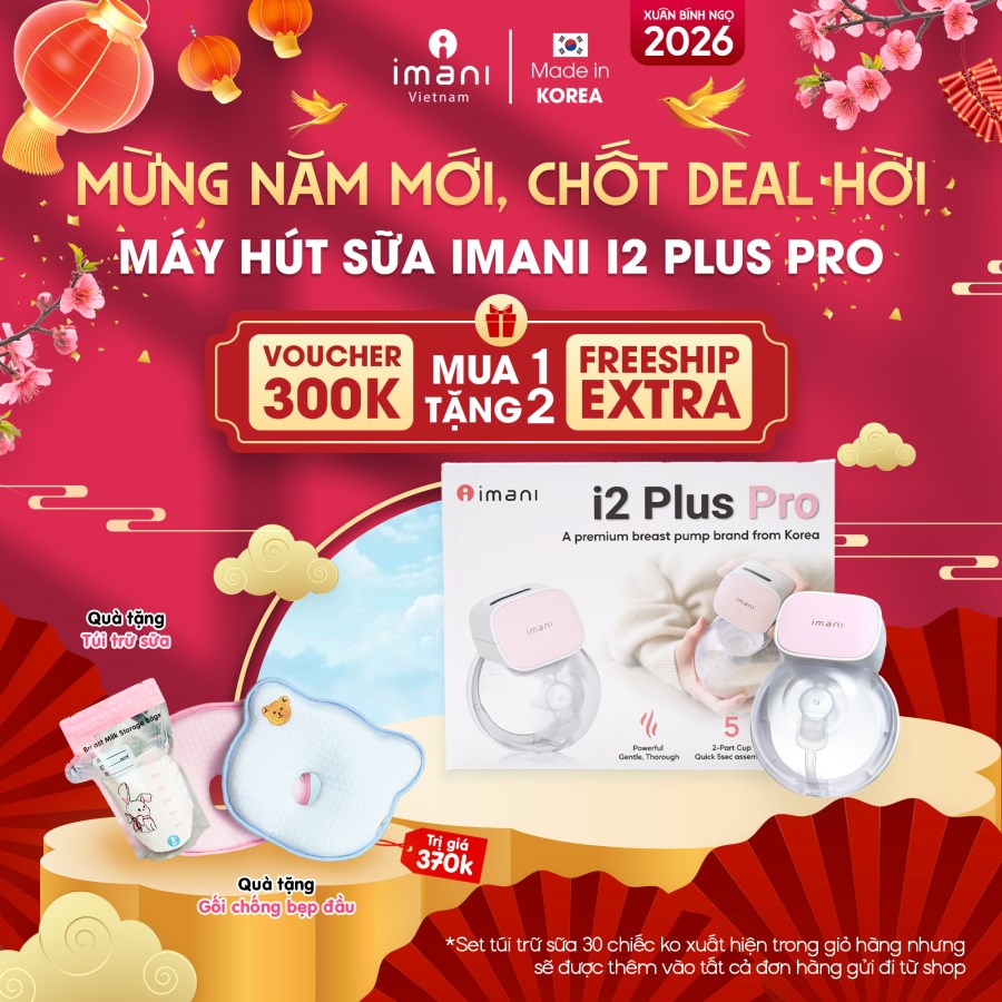 Máy Hút Sữa RẢNH TAY THẾ HỆ MỚI Imani i2 Plus Pro