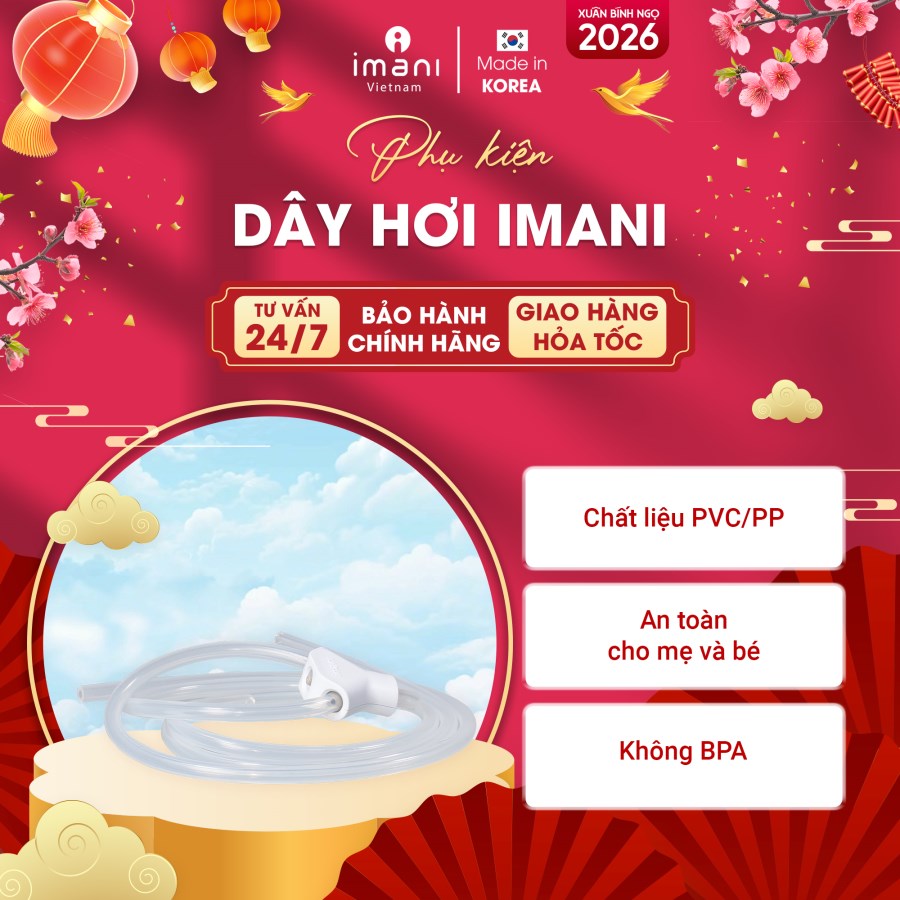 Dây hơi máy cho máy hút sữa IMANI