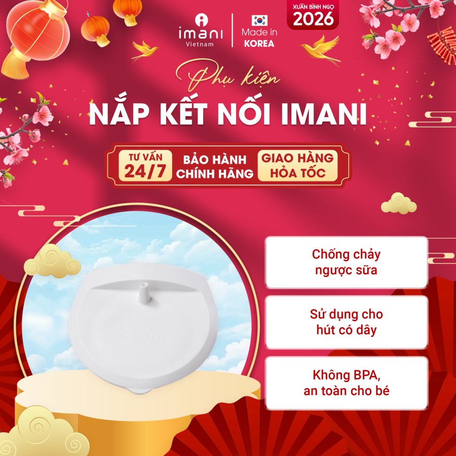 Nắp kết nối - Dây hơi máy hút sữa IMANI