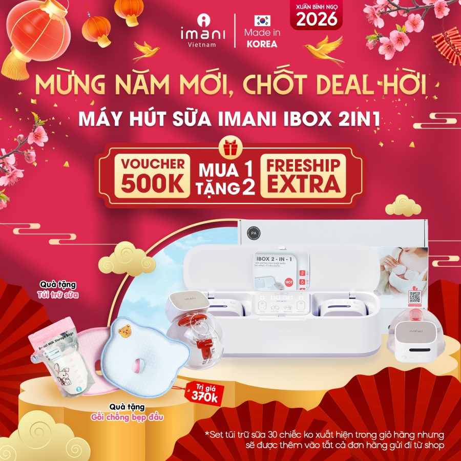Máy hút sữa IMANI IBOX 2-in-1