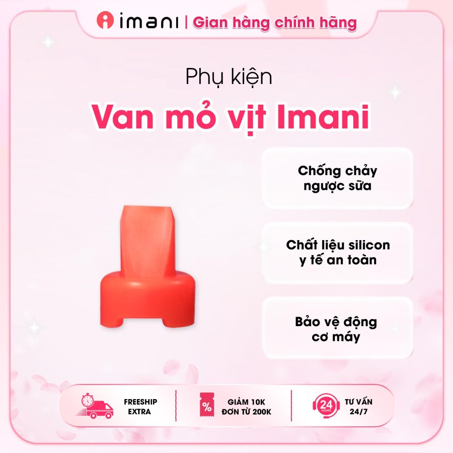 Van mỏ vịt máy hút sữa IMANI